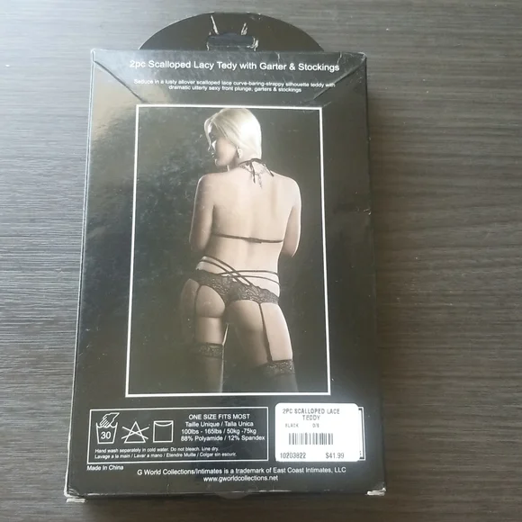 G World teddy, One size, blackout - Picture 2 of 3